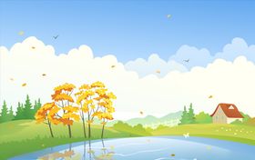 卡通风景