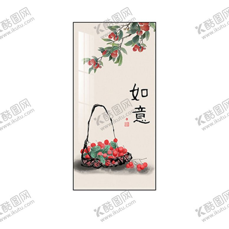 编号：82790109240652549470【酷图网】源文件下载-柿柿如意装饰画图片