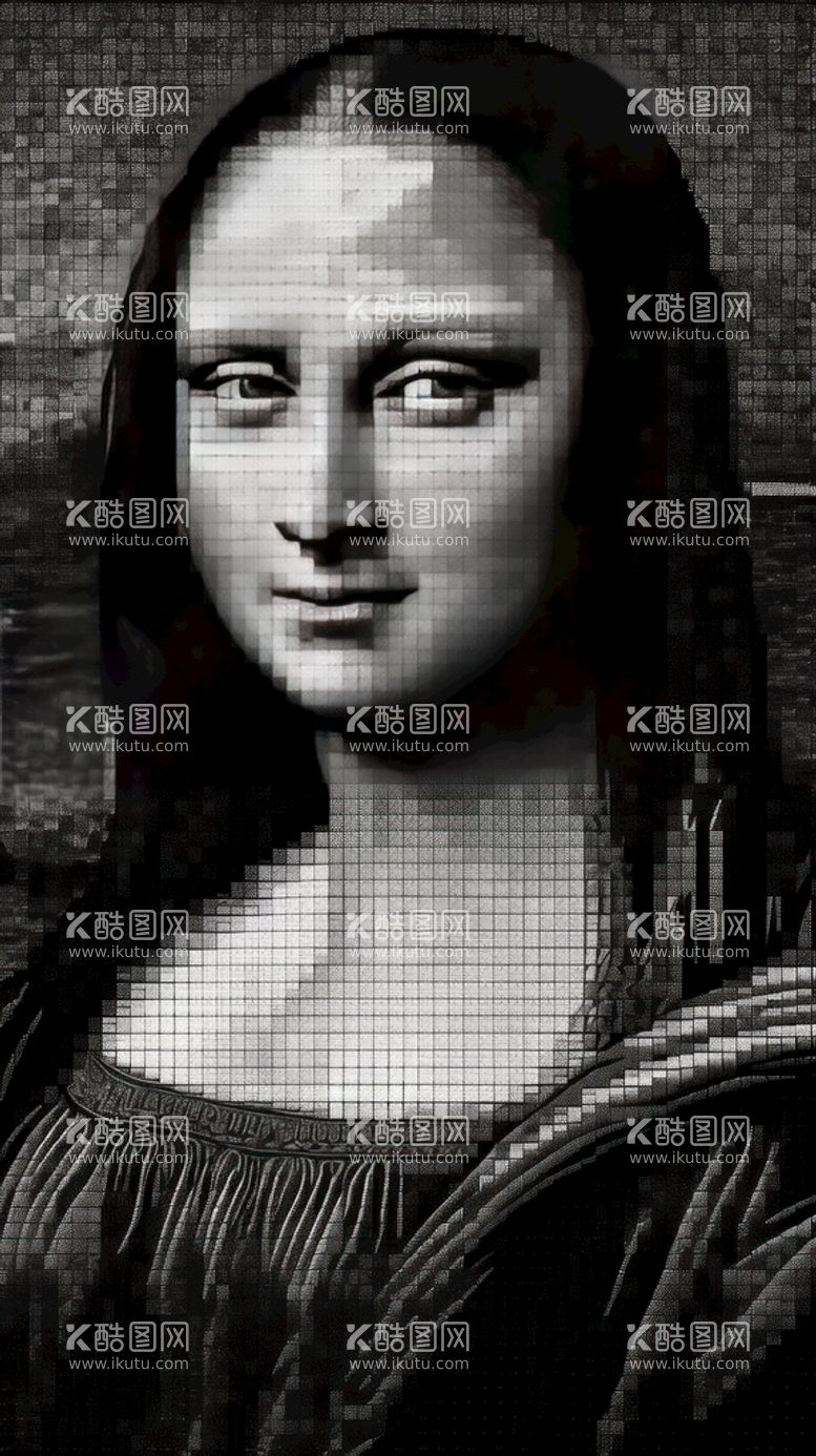 编号：91105810171656402401【酷图网】源文件下载-ASCII码MonaLisa