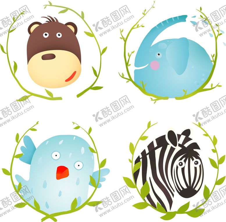 编号：73084509171715417913【酷图网】源文件下载-卡通动物