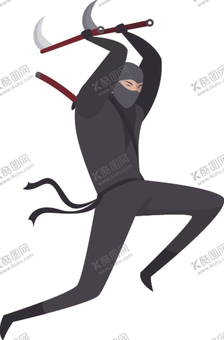 编号：50164605132228366403【酷图网】源文件下载-卡通忍者