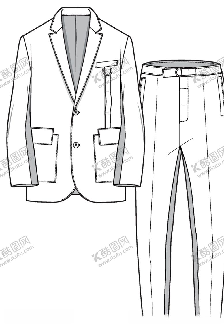 编号：10661510161421022136【酷图网】源文件下载-服装款式