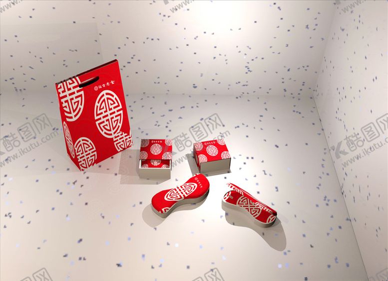 编号：36205310312119246208【酷图网】源文件下载-红色包装袋