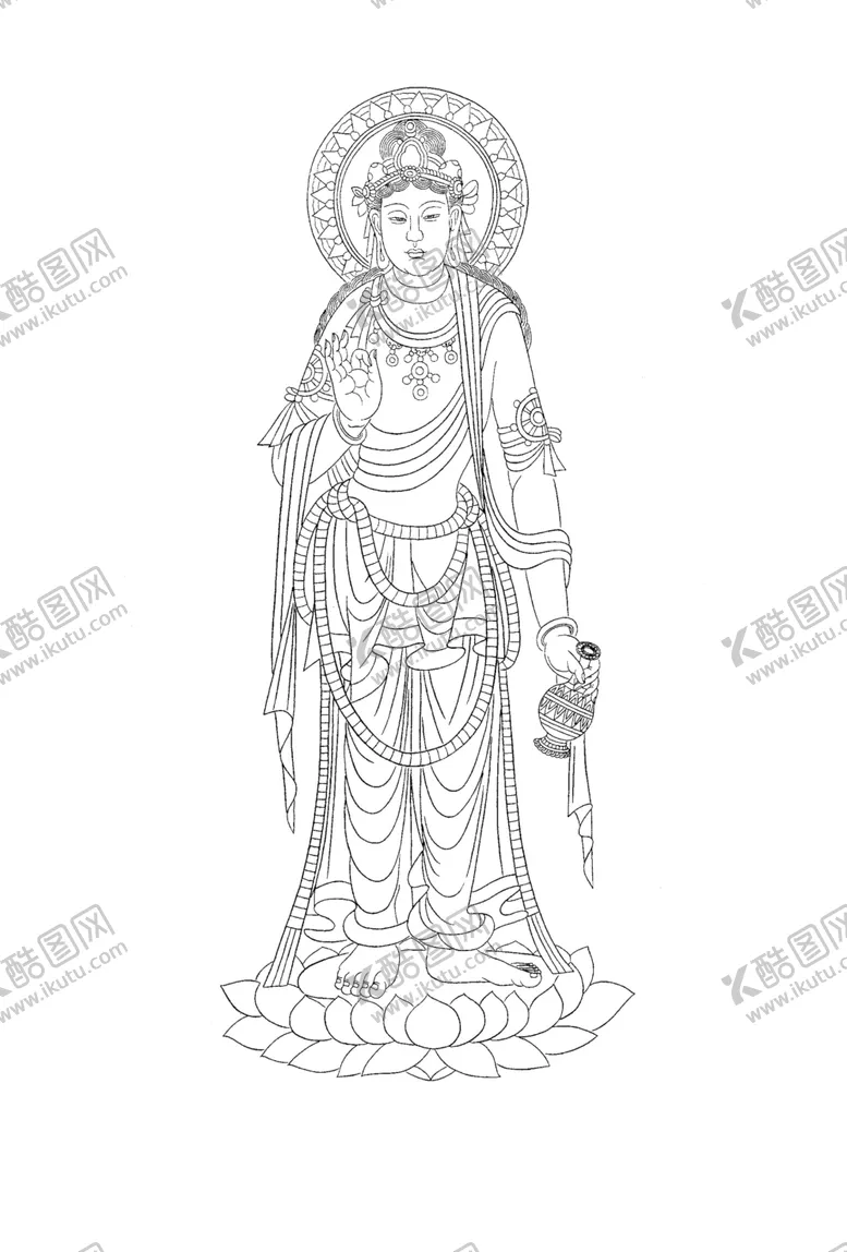 编号：66754504210738294388【酷图网】源文件下载-观音像