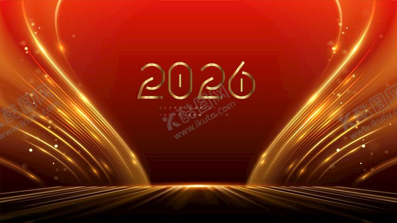 编号：88429504021402559270【酷图网】源文件下载-红色年会背景