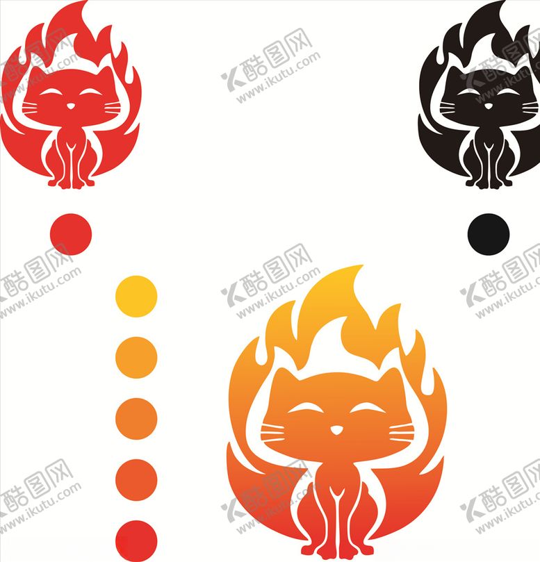 编号：81913107080304233020【酷图网】源文件下载-九尾猫logo
