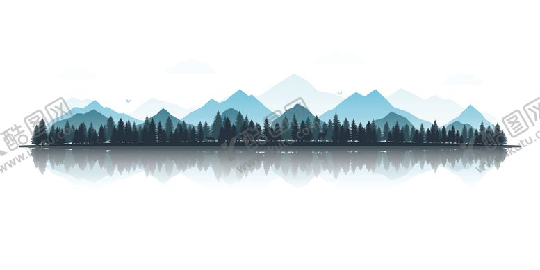 编号：14499307030122475627【酷图网】源文件下载-树木剪影