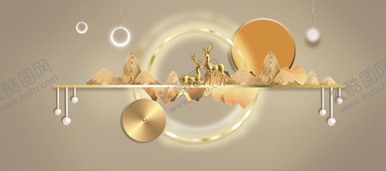 编号：95178311241956038713【酷图网】源文件下载-金色奢华装饰元素设计图