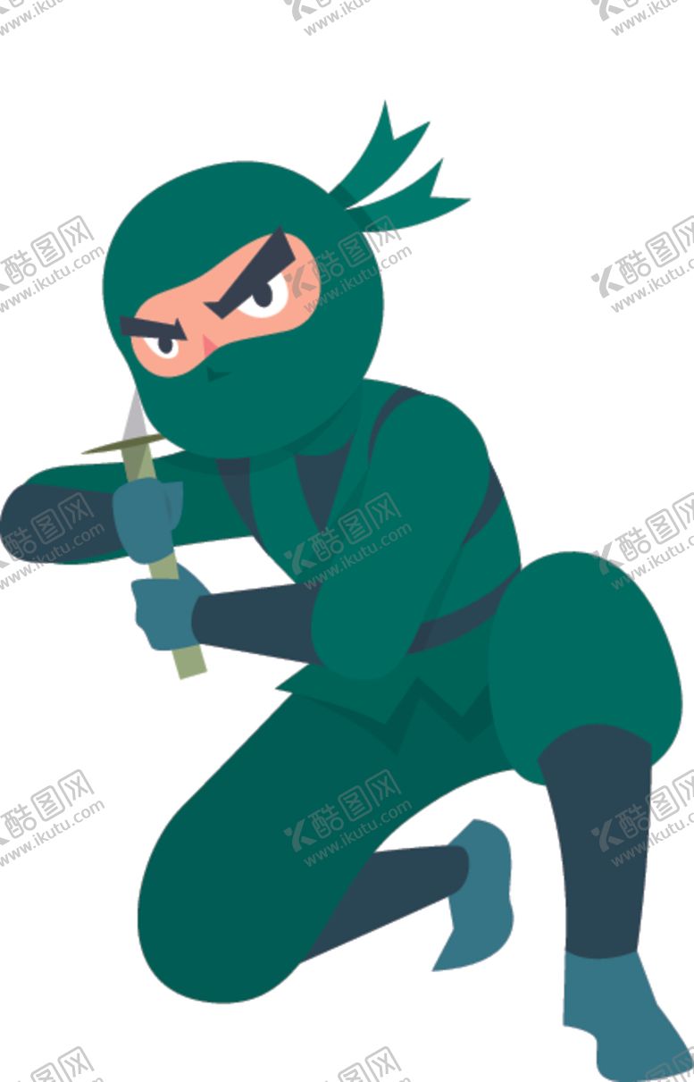 编号：78307404091819152016【酷图网】源文件下载-卡通忍者