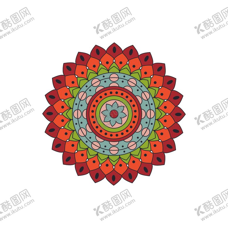 编号：90511410090054066887【酷图网】源文件下载-曼陀罗图案