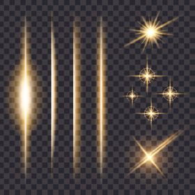 光效星星果金色炫果晕果