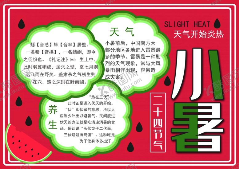 编号：57471209110242524558【酷图网】源文件下载-小暑海报