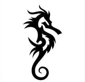 海马图腾矢量图