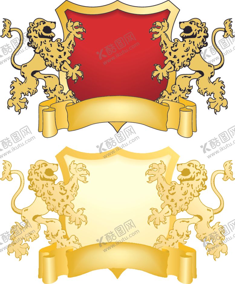 编号：73316609181103022351【酷图网】源文件下载-狮子盾牌