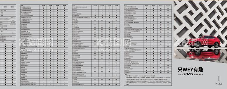 编号：54446712131229226955【酷图网】源文件下载-2021 WEY VV5折页