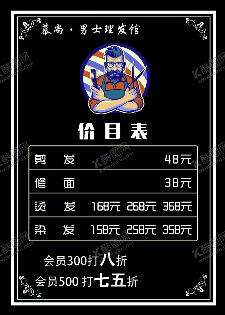 编号：36084910090054413160【酷图网】源文件下载-理发店