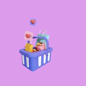 购物车素材3D买