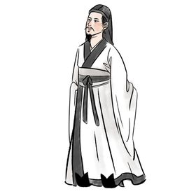 国学人物插画