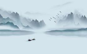 水墨山水