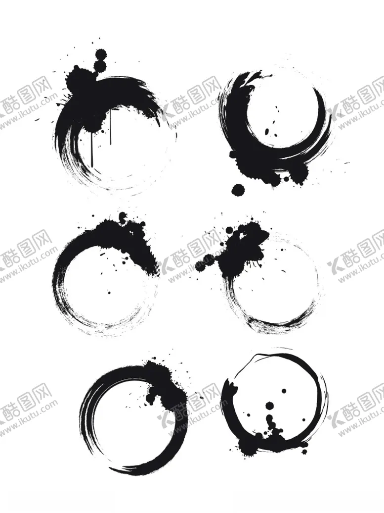 编号：35644301140030587201【酷图网】源文件下载-水墨圆
