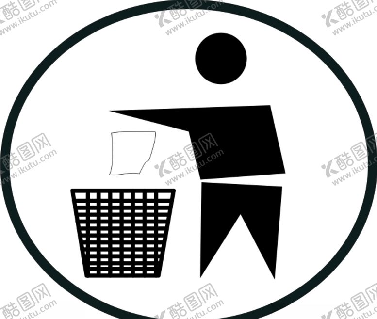 编号：24510409190248051050【酷图网】源文件下载-垃圾入篓