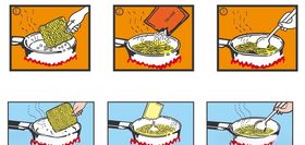 食用方法步骤程序泡面煮