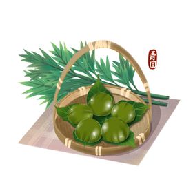 清明节元素梅花展板新中式边框