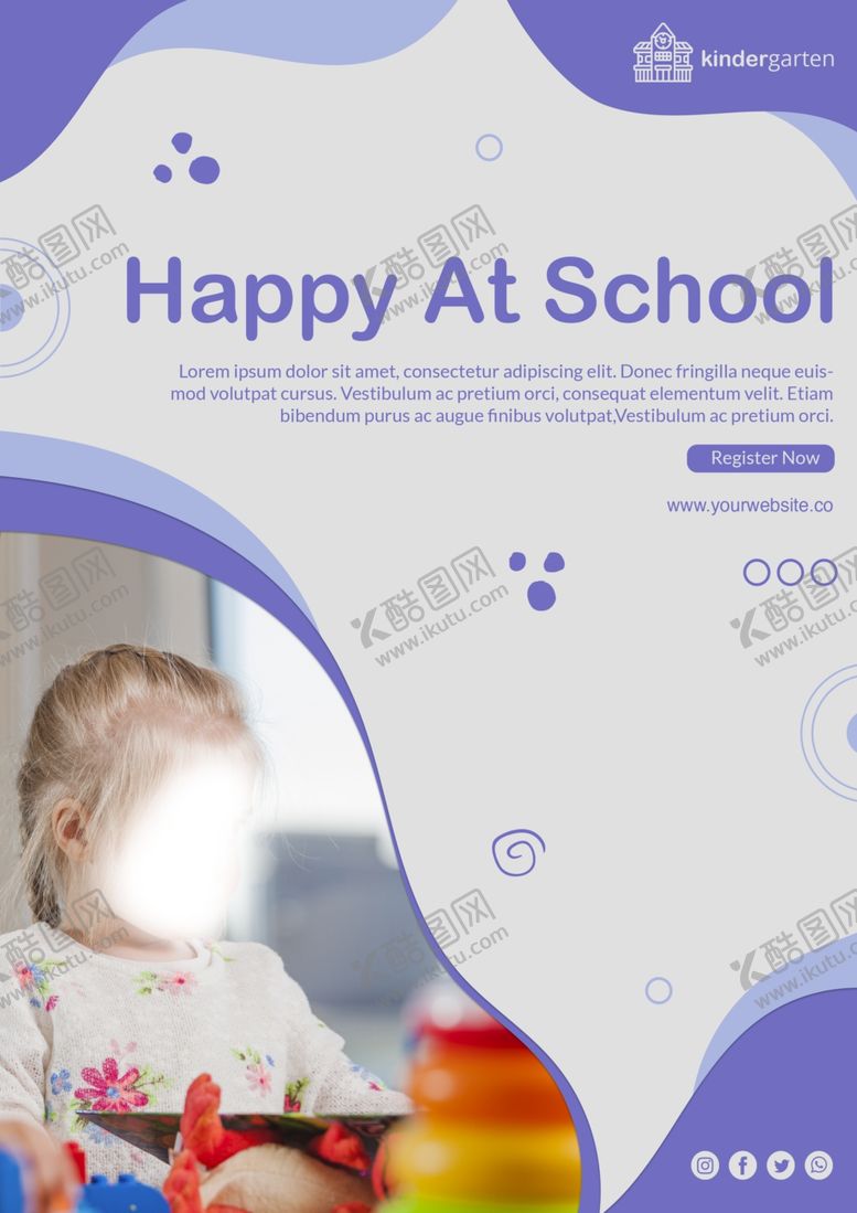 编号：55408706232128235479【酷图网】源文件下载-幼儿园海报