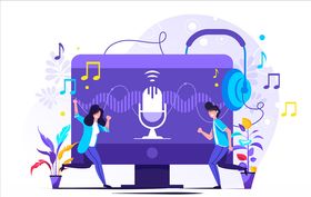 动感音乐背景图