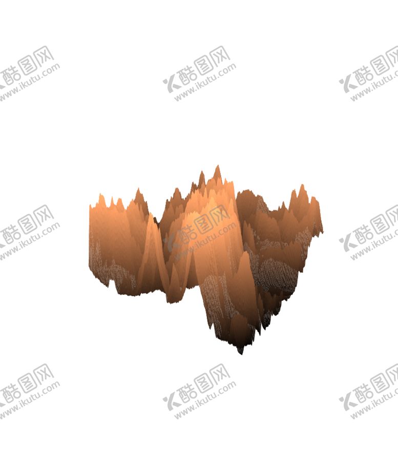 编号：92375407140402544716【酷图网】源文件下载-抽象山峰