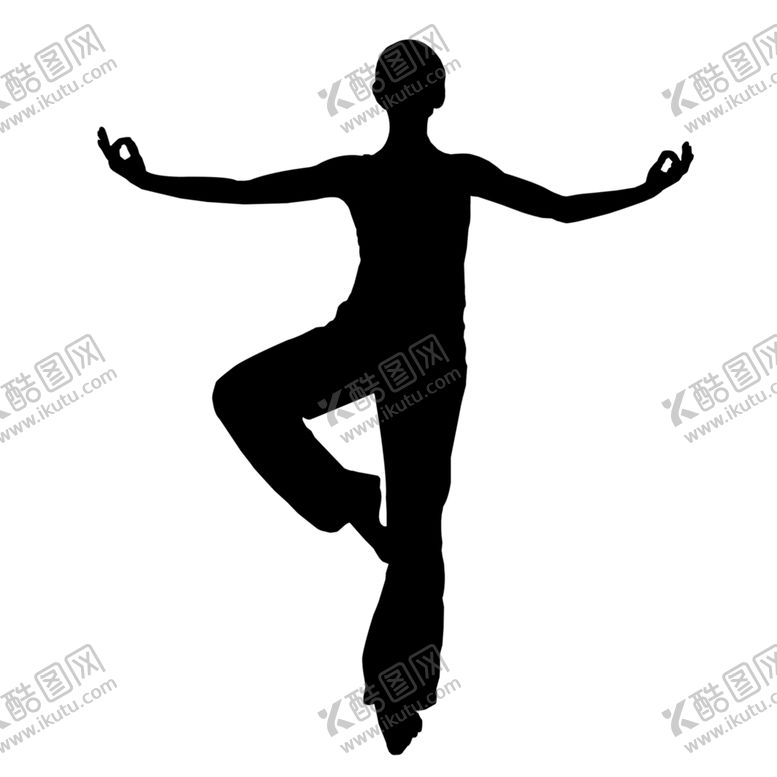 编号：33682007021001033670【酷图网】源文件下载-瑜咖剪影