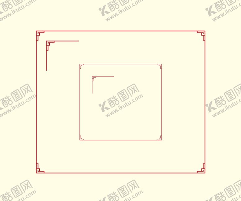 编号：41159411112218407318【酷图网】源文件下载-古典边框 