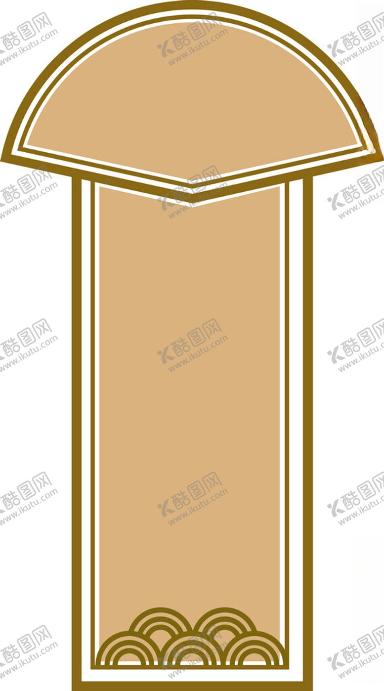 编号：45560102132145164860【酷图网】源文件下载-扇形边框花纹