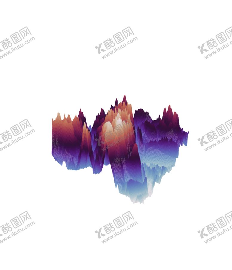 编号：33879506280158267905【酷图网】源文件下载-抽象山峰
