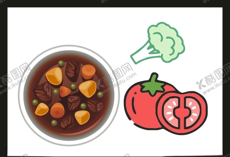 编号：32384604302103154090【酷图网】源文件下载-卡通美食餐饮