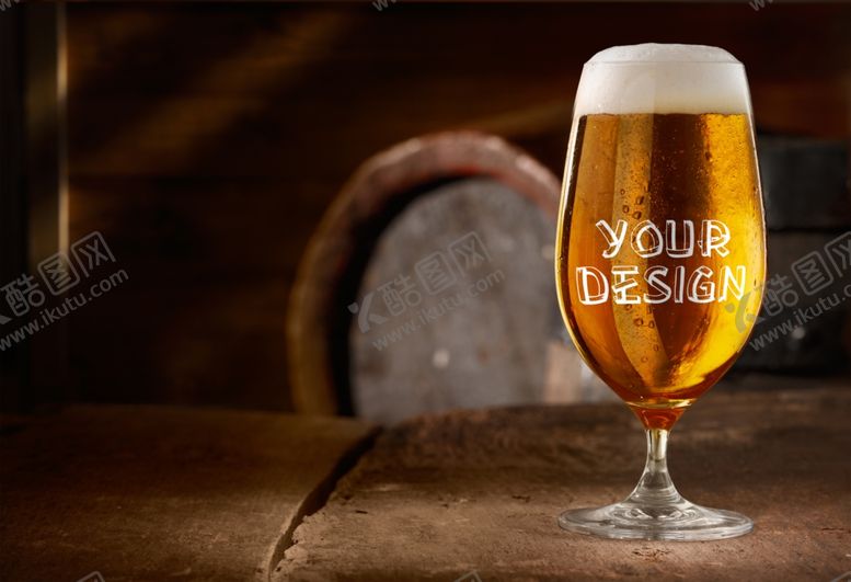 编号：55862910061730185519【酷图网】源文件下载-啤酒瓶子罐装包装效果图样机