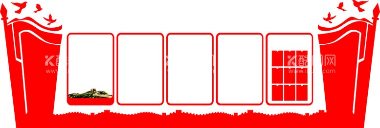 编号：80029410280542508073【酷图网】源文件下载-党建墙