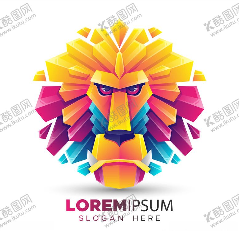 编号：44104009261130488740【酷图网】源文件下载-狮子头像