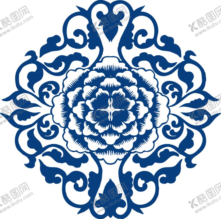 编号：84275809192044079320【酷图网】源文件下载-青花瓷图案