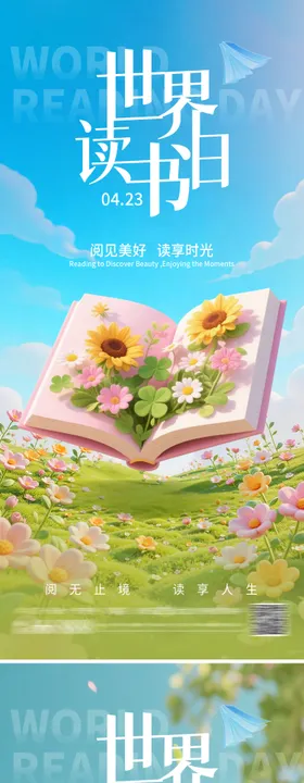 世界读书日海报