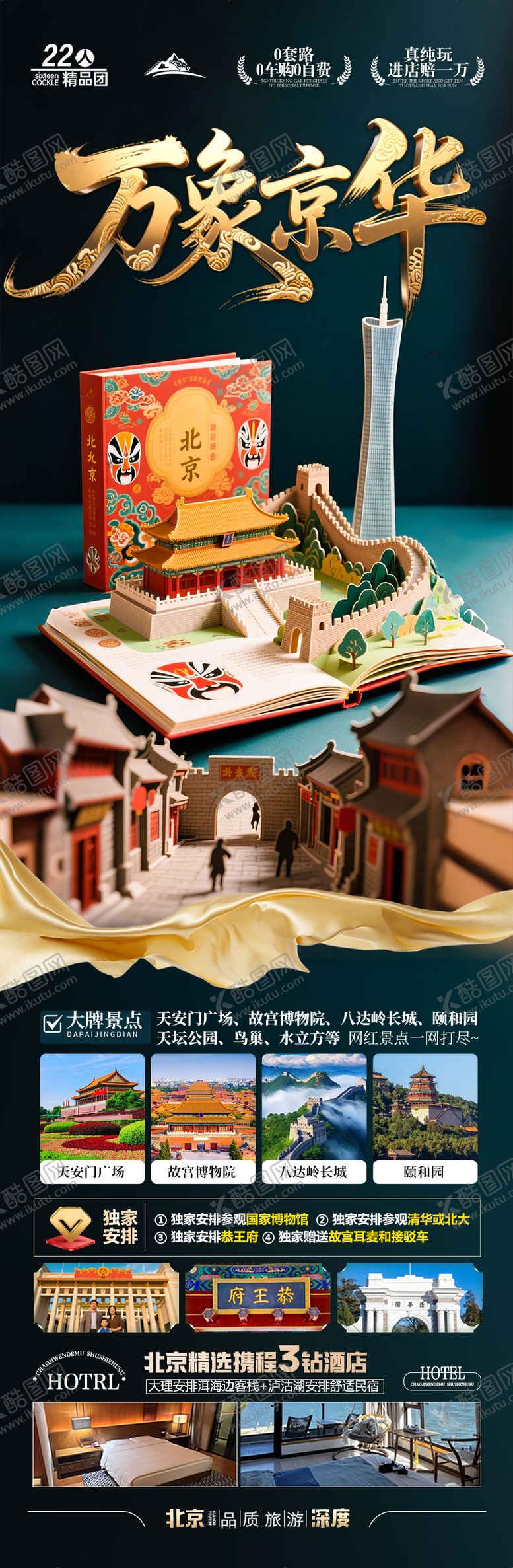 编号：16413010180413514051【酷图网】源文件下载-北京旅游海报国庆十一秋季