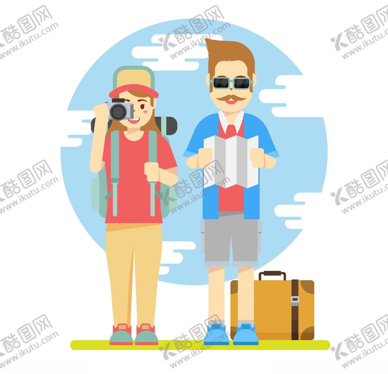 编号：91828806281000365745【酷图网】源文件下载-旅客游客