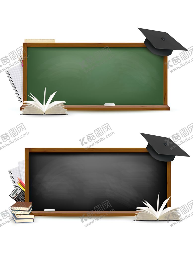 编号：10515007062309506343【酷图网】源文件下载-黑板教师插画卡通背景素材