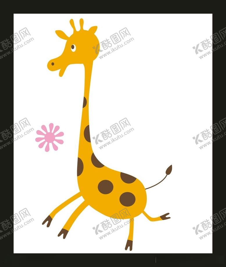 编号：64143512161120358791【酷图网】源文件下载-手绘长颈鹿