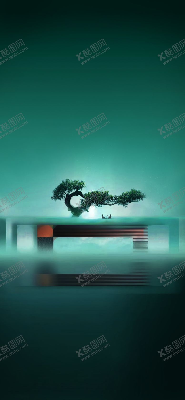 编号：11792510200008065208【酷图网】源文件下载-地产景观微信稿绿色公园
