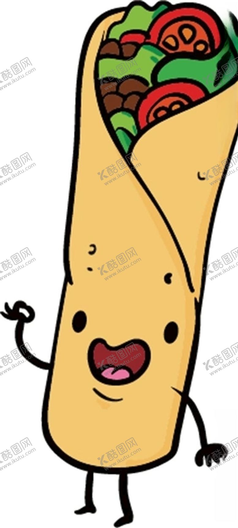 编号：57151406260012465959【酷图网】源文件下载-卡通肉卷