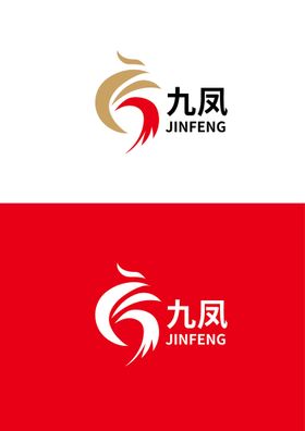 科技标识设计凤凰简约