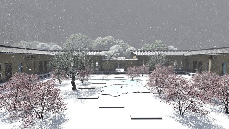 编号：97685210111422074981【酷图网】源文件下载-民宿庭院