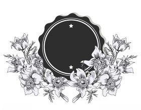花边花素材