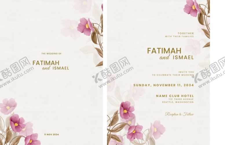 编号：23083610051429259515【酷图网】源文件下载-清新花卉贺卡